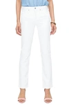Nydj Sheri Slim Jeans In Optic White In Optic Whit