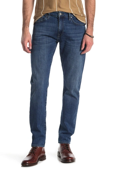 Mavi Jake Slim Leg Jeans In Dark Blue