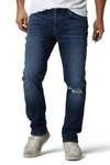 Hudson Blake Slim Straight Jeans In Dest Dark