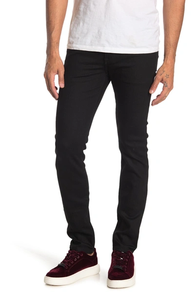 7 For All Mankind Paxtyn Skinny Jeans In True Black