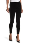 Hue Active Pep Talking Skimmer Pocket Performance Leggings In Black