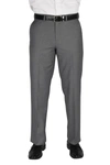 Dockers Flat Front Performance Stretch Straight Dress Pants In Charcoal