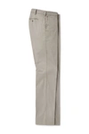 Peter Millar Crown Soft Flat Front Stretch Cotton & Silk Dress Pants In Gale Grey
