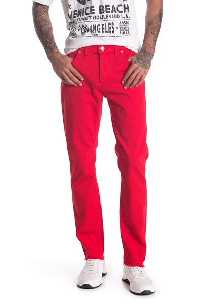 Zadig & Voltaire David Cropped Jeans In Rouge