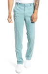 Zachary Prell Aster Straight Leg Pants In Teal
