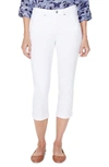Nydj Chloe Capri Jeans In Optic White