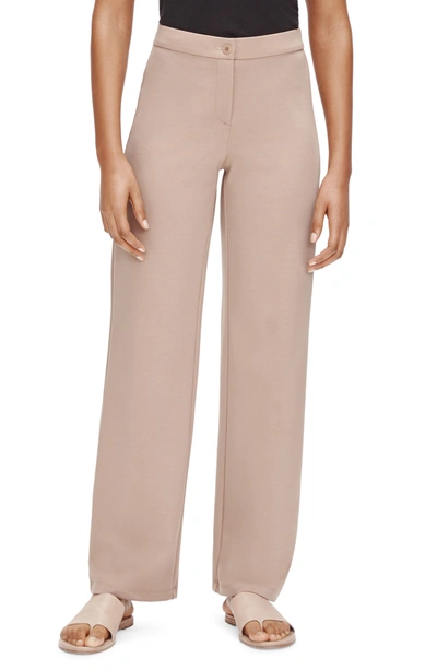 Eileen Fisher Straight Leg Ankle Pants In Bramble