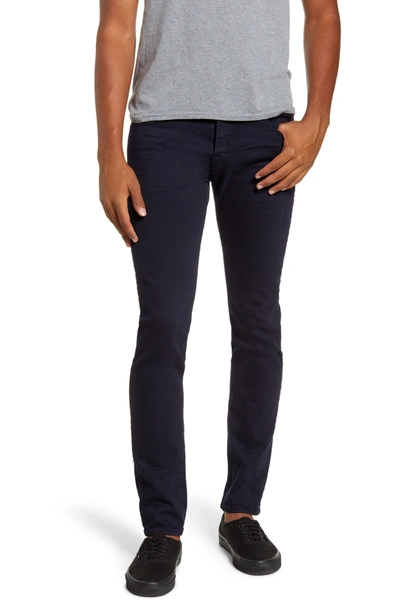 7 For All Mankind Paxtyn Skinny Fit Stretch Twill Performance Pants In Navy