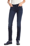 7 For All Mankind Kimmie Straight Leg Jeans In Blblksntgo