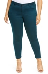 Wit & Wisdom Ab-solution High Waist Ankle Skinny Pants In Dark Teal