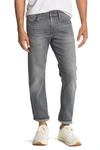 7 For All Mankind Mens Plus Grey Slimmy Tapered Performance Plus Slim-fit Jeans 36 In Grandeur