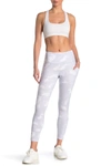 90 Degree By Reflex Yogalicious Lux Camo High Waisted Side Pocket Leggings In Camo White Combo