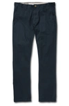 Volcom V-monty Modern Fit Chino Pants In Dark Navy - Cambodia