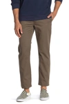 Volcom Vmonty Straight Leg Stretch Chinos In Mushroom