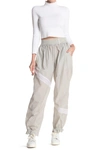 GANNI CRINKLED TECH PANTS,5710958831124