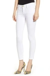 Frame Le High Skinny High-rise Skinny Jeans In Blanc