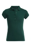 Nautica Kids' Short Sleeve Uniform Polo In Forest Grn
