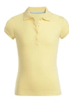 Nautica Kids' Short Sleeve Uniform Polo In Lt Yellow