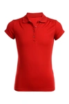 Nautica Kids' Short Sleeve Performance Uniform Polo In 646 Red