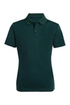 Nautica Short Sleeve Performance Polo Uniform Shirt In Hunter
