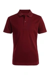 Nautica Kids' Short Sleeve Performance Polo In 601 Burgundy