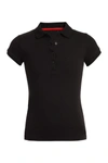 Nautica Kids' Short Sleeve Uniform Polo In Black