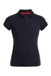 Nautica Kids' Short Sleeve Uniform Polo In Su Navy