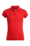 Nautica Kids' Short Sleeve Uniform Polo In Red