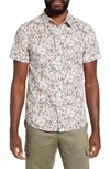 ACYCLIC SHORT SLEEVE WILDFLOWERS SLIM FIT SHIRT,810032212063