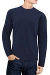 X-ray Crew Neck Long Sleeve T-shirt In Navy