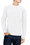 X-ray Crew Neck Long Sleeve T-shirt In White