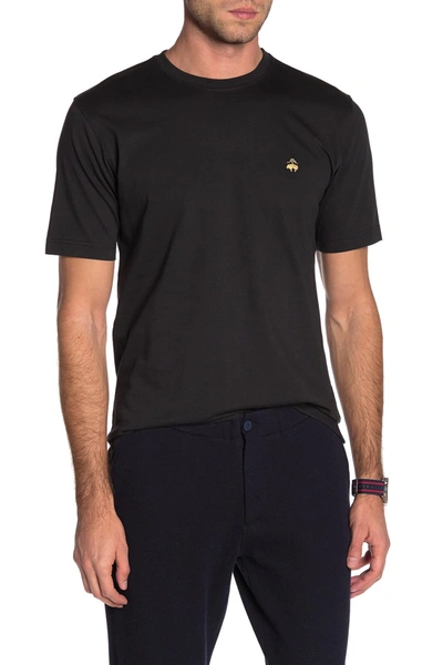 Brooks Brothers Crew Neck T-shirt In Black