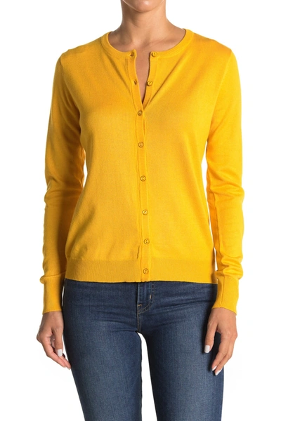 Love By Design Lightweight Garden Cardigan In Old Gold