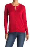 Love By Design Lightweight Garden Cardigan In Ch. Red
