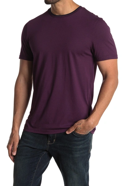 Ted Baker Solid T-shirt In Dp Purple