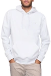Tailorbyrd Fleece Knit Hoodie In White