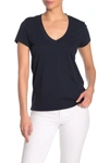 James Perse Relaxed Casual V-neck T-shirt In Deep