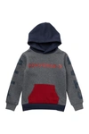Converse Kids' All Star Colorblock Hoodie In 223charcoa