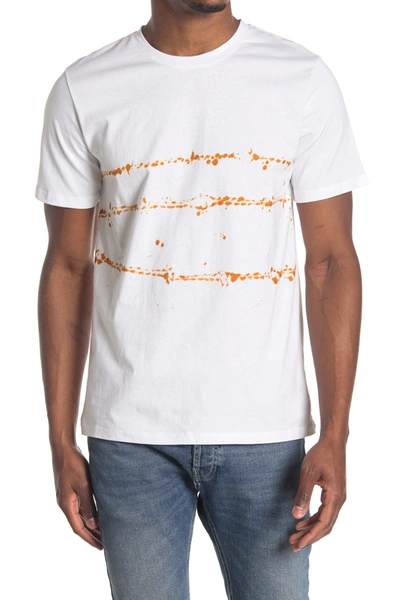 A.p.c. Designer Barbele Splatter T-shirt In Blanc