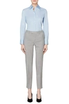 SUISTUDIO KATE LIGHT BLUE STRIPED SHIRT,8719137960409