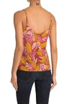 Sanctuary Essential Button Front Camisole In Summer Fol