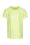 Nike Kids' Swoosh Print Short Sleeve T-shirt In Y4vlemon V