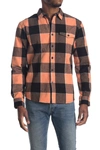 ...lost .lost Dolla Long Sleeve Flannel In Canteloupe