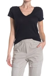 Vince Little Boy Short Sleeve V-neck Tee In Coastal