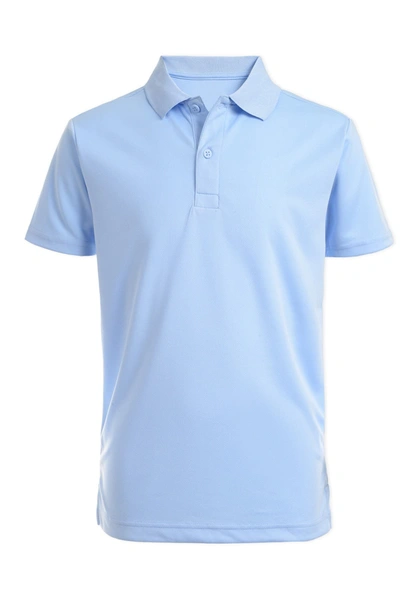 Nautica Short Sleeve Performance Polo In 483 Lt Blue