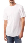 Alternative Vintage Thermal Crew Neck T-shirt In White