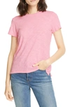 Atm Anthony Thomas Melillo Crew Neck Slub T-shirt In Ballet Pin