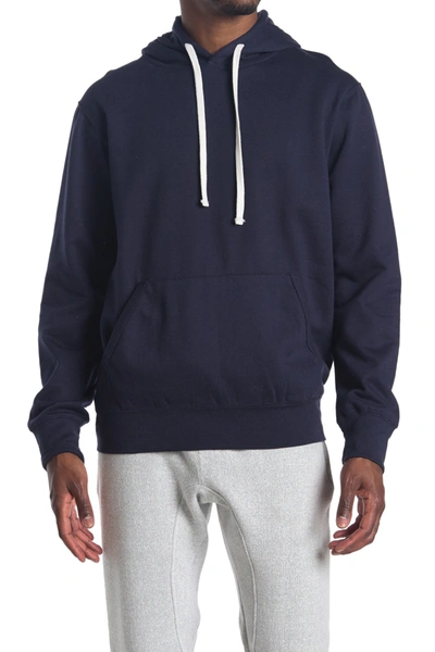 Fleece Factory Pullover Hoodie In Navy