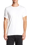 Calvin Klein Three T-shirts With Round Necks And Short Sleeves In White