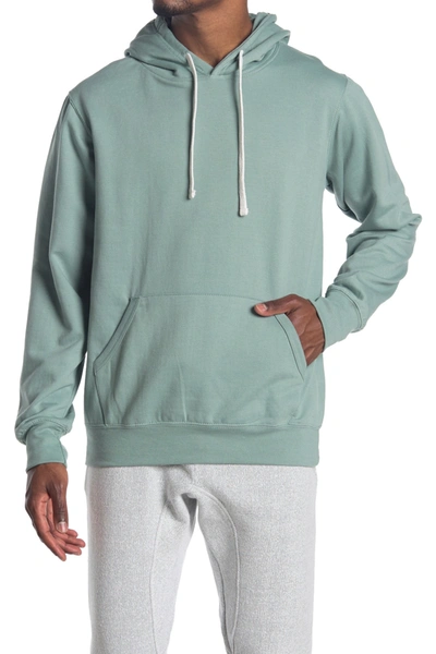 Fleece Factory Pullover Hoodie In Vintage Teal